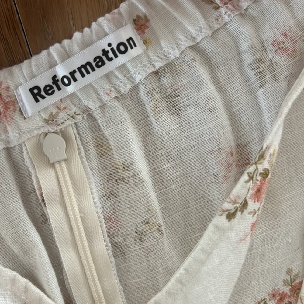 Reformation Bowie Linen Dress - Picture 3 of 8